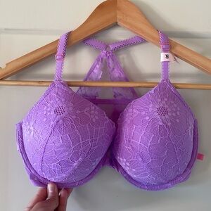 Victoria’s Secret razor back lavender bra size 36D